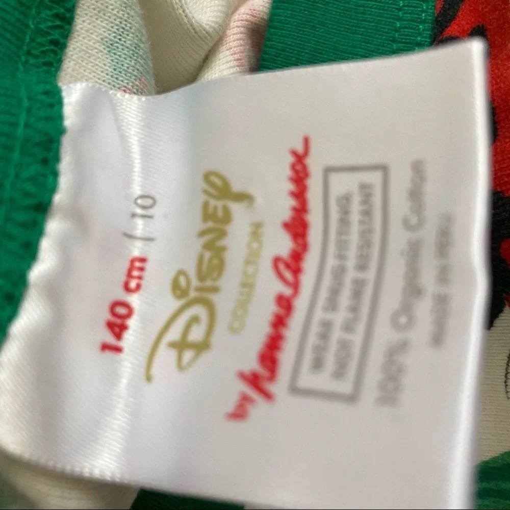 Hanna Andersson‎ Disney Christmas Pajama Top 140 10 - Picture 5 of 5